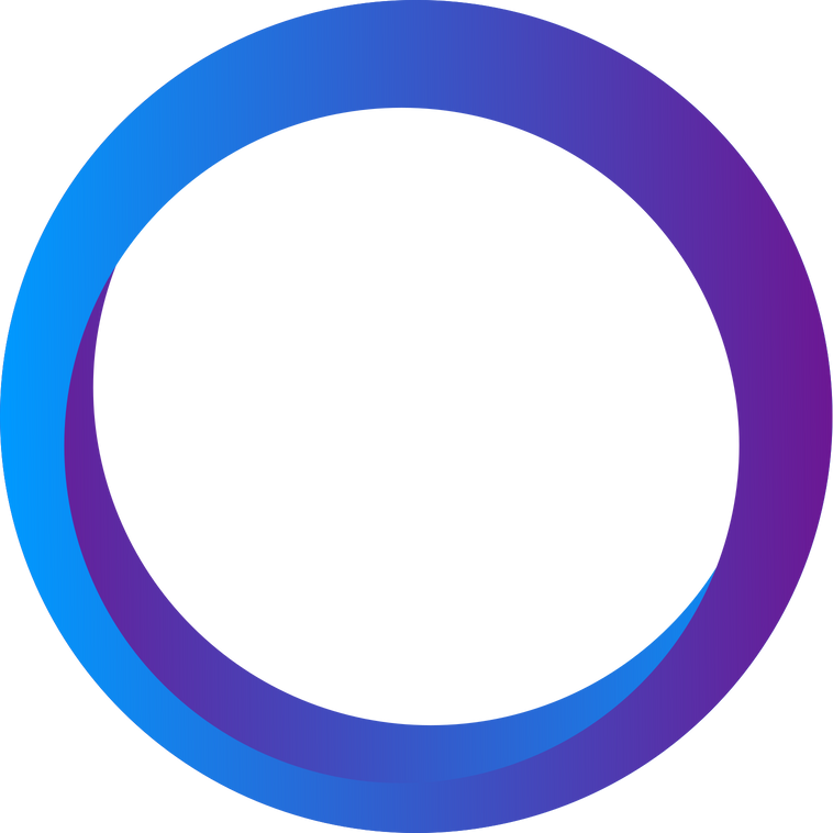 Gradient 3D Circle Shape